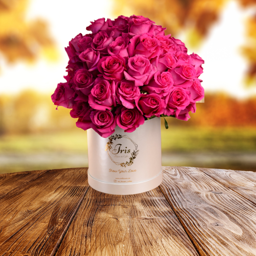 pink Rose Box – IrisFlowersandcoffee