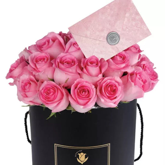 Pink rose box