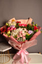 Pink and white flowers bouquet