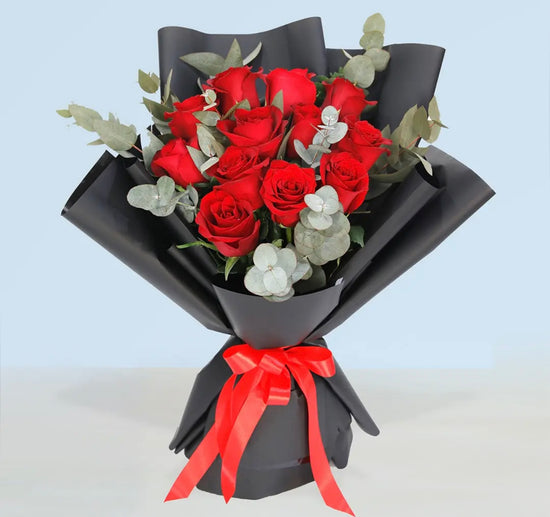 Red rose bouquet