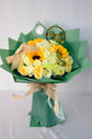 Yellow flowers bouquet