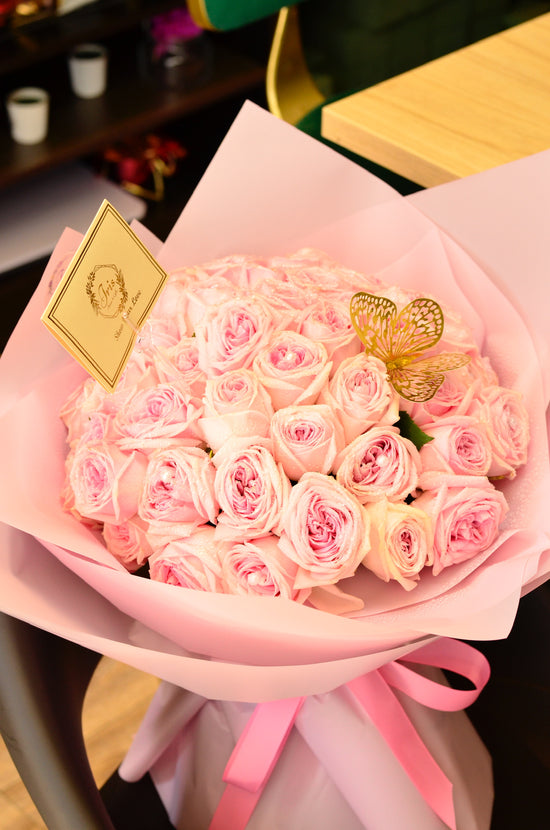 50 pink rose bouquet