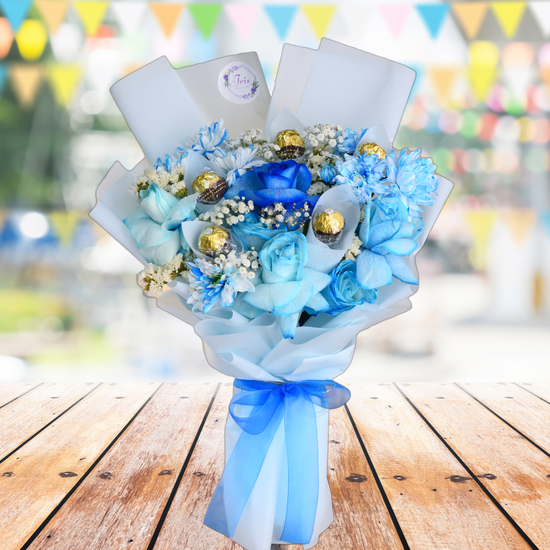 blue flowers Bouquet