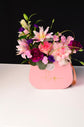 Pink flowers box