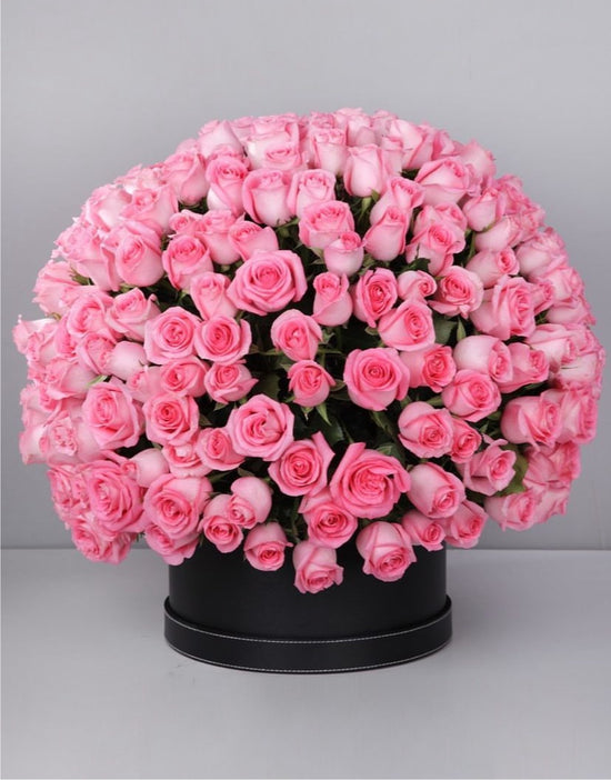 Luxury pink rose Box