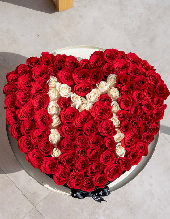 luxury red rose box