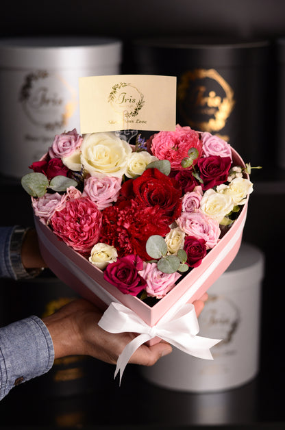 Pink and Red rose box
