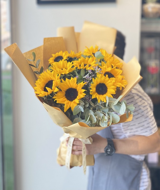 Sunflowers bouquet