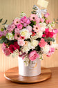 Luxury pink flower box