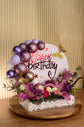 Impress with Iris Luxury Flower and Balloons in Acrylic | Iris Flowers AE