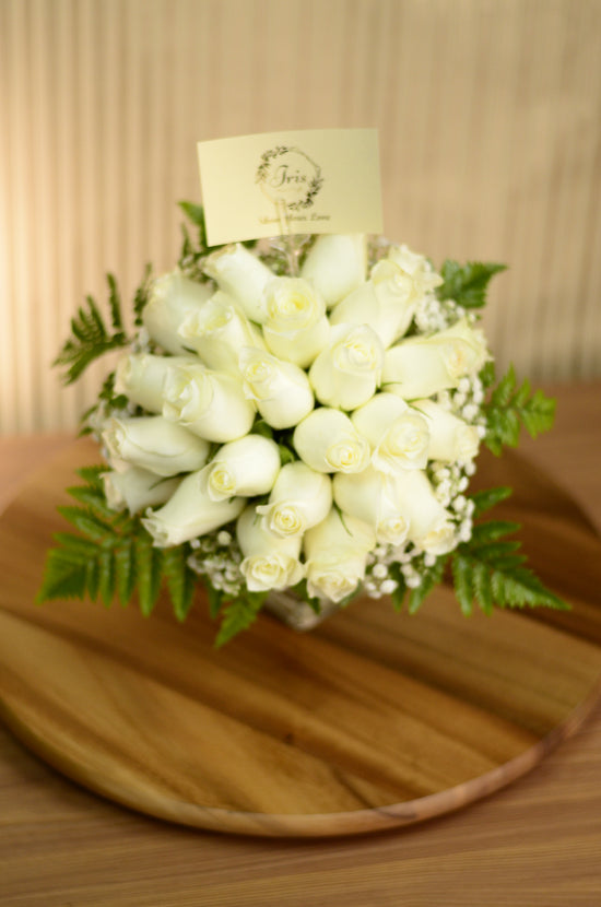 White Rose bridal bouquet