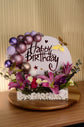 Impress with Iris Luxury Flower and Balloons in Acrylic | Iris Flowers AE