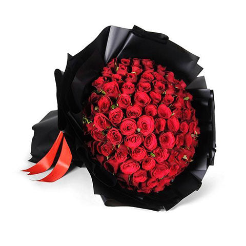 100 red roses Bouquet